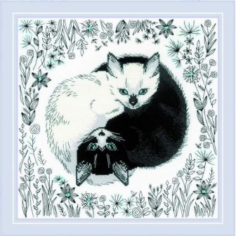 Riolis Stickset Yin und Yang