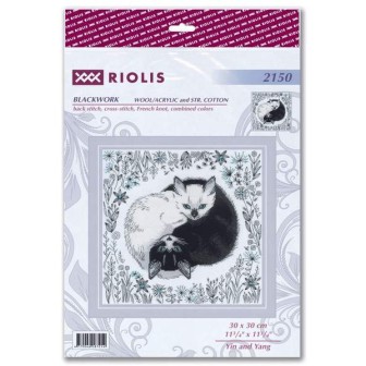 Riolis Kit de broderie Yin et yang
