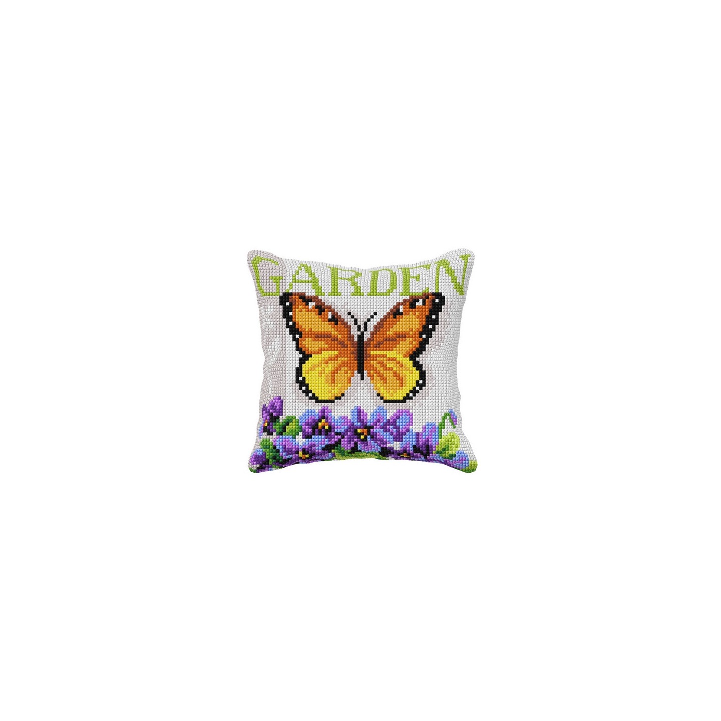 Orchidea Stitch Cushion kit  Garden