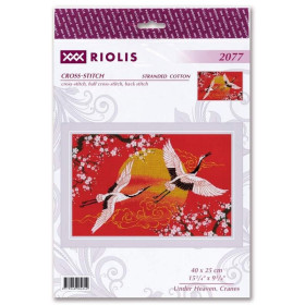Embroidery kit Under Heaven. Cranes