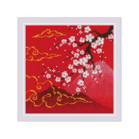Kit de broderie Riolis Sous le Ciel - Point de croix oriental