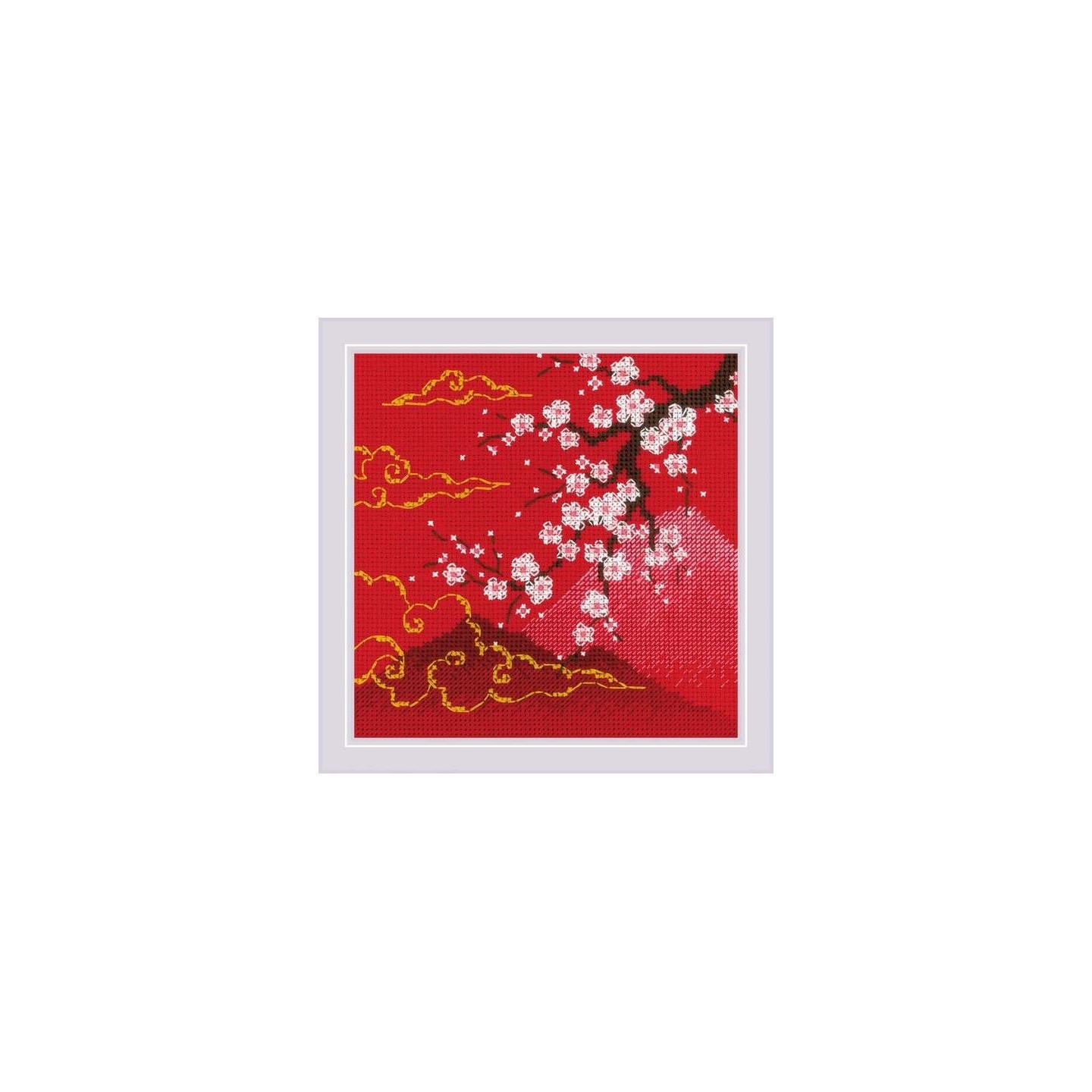 Riolis Stickset Unter dem Himmel - Kreuzstich Set 15x15cm