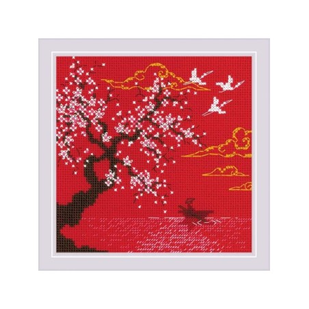 Riolis Oriental Embroidery Kit - Cross Stitch 15x15 cm