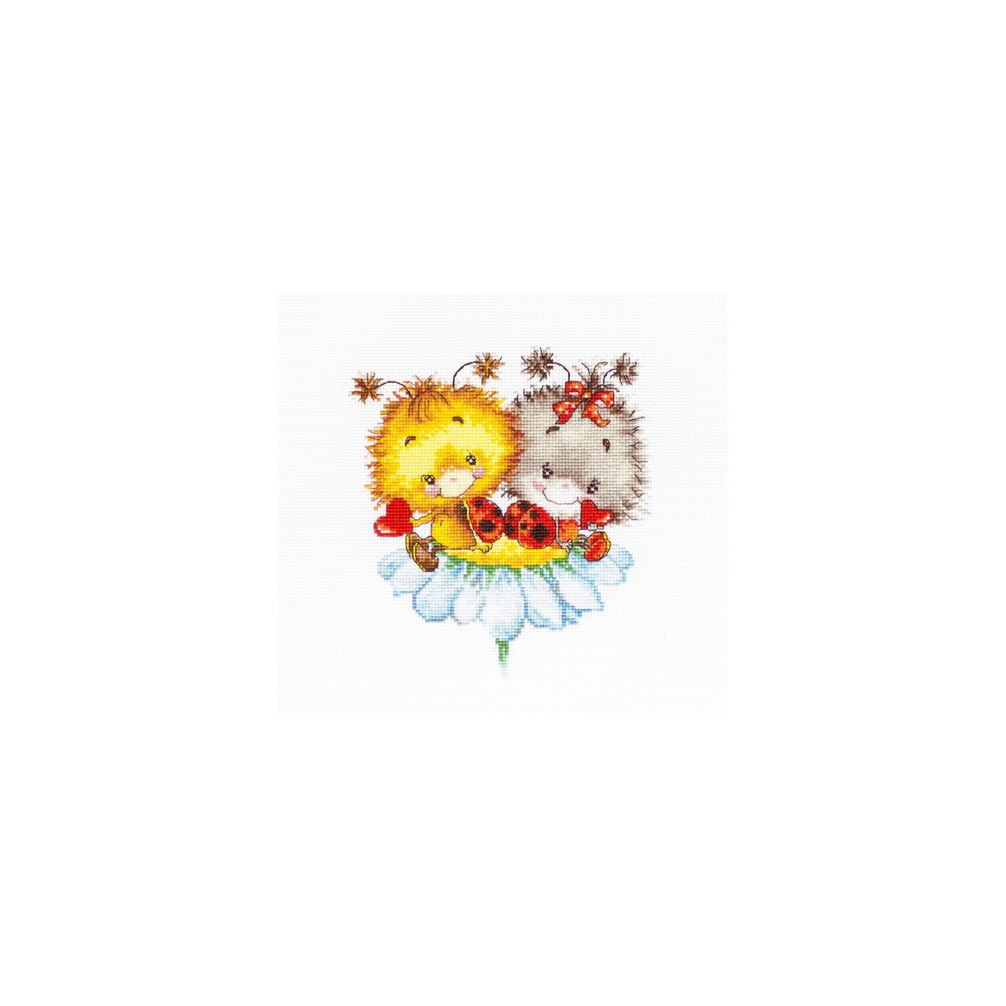 Luca-S Kit de broderie Coccinelle