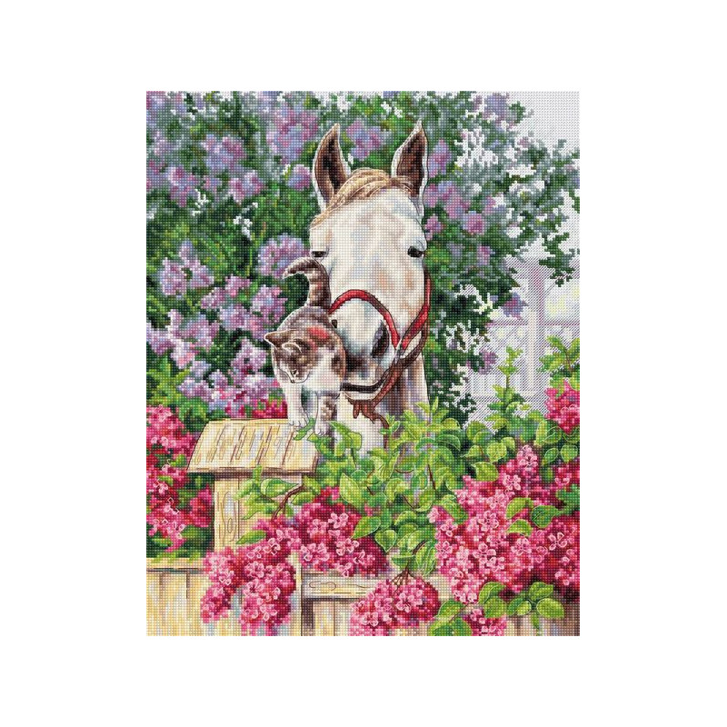 Kit de broderie Affection douce Kit de broderie Affection douce