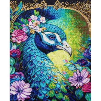 Luca-S Embroidery kit Proud Cerulean
