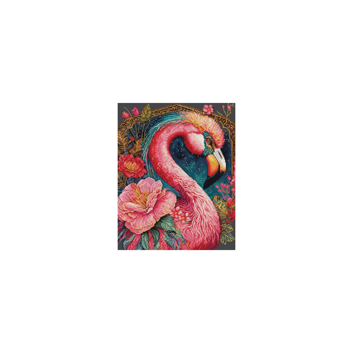 Luca-S Embroidery kit Flamingo Fantastico