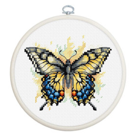 Luca-S Embroidery kit Swallowtail Butterfly