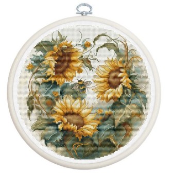 Luca-S Embroidery kit Sunflowers 3