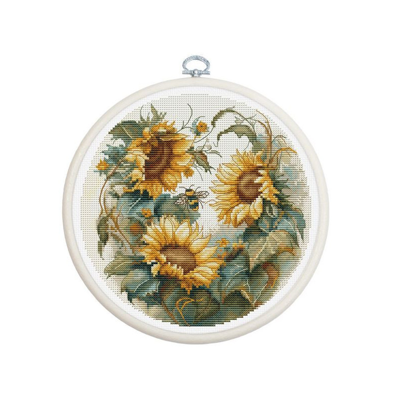 Embroidery kit Sunflowers 3 Embroidery kit Sunflowers 3