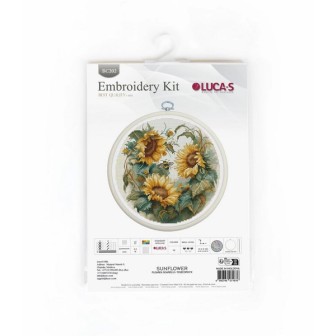 Luca-S Kit de broderie Tournesols 3