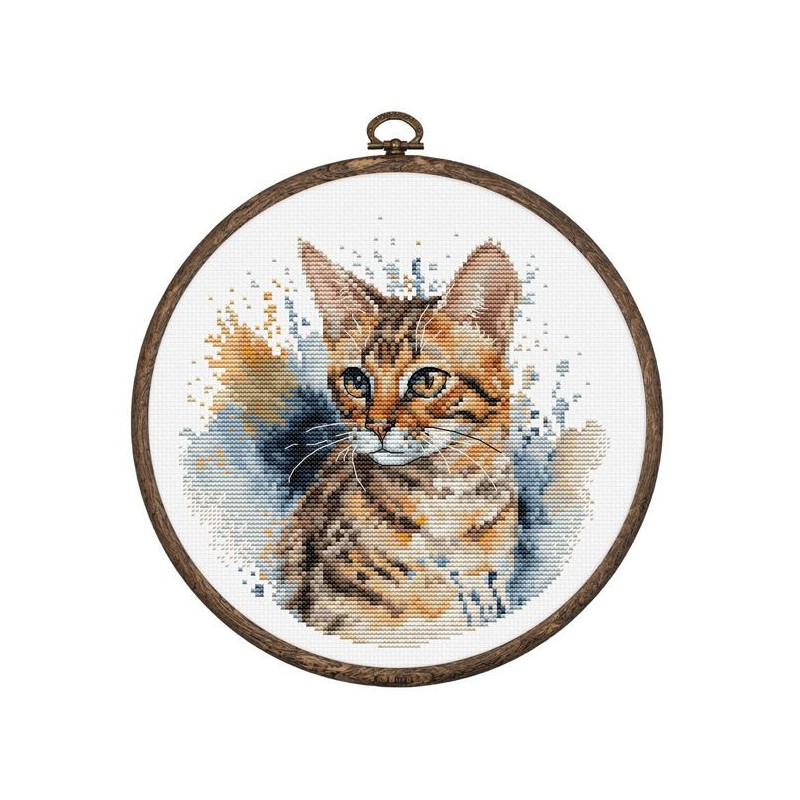 Stickset Bengalkatze Stickset Bengalkatze