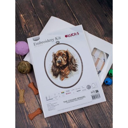 Kit de broderie Cocker spaniel