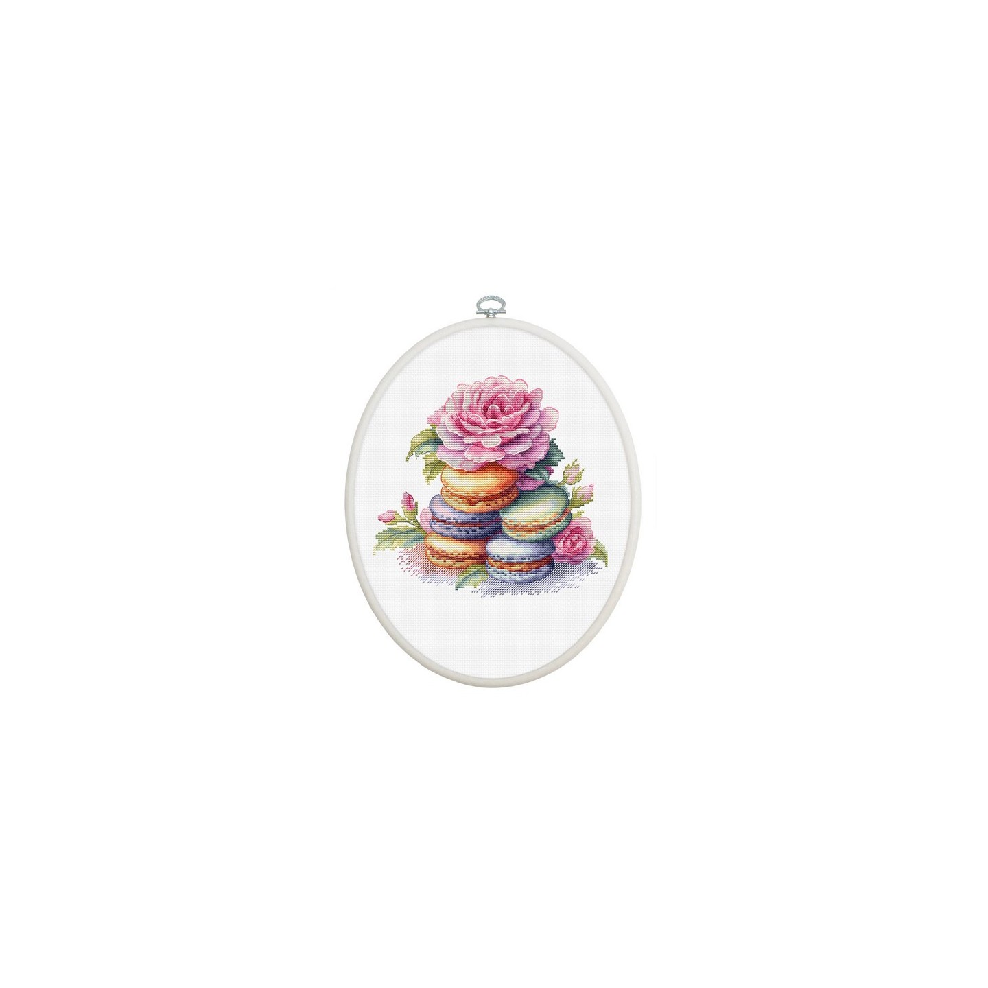 Luca-S Kit de broderie Macarons français