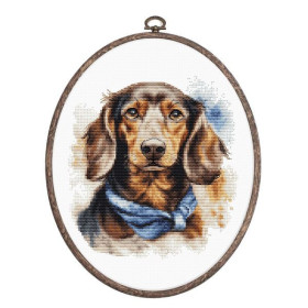 Luca-S Kit de broderie Teckel