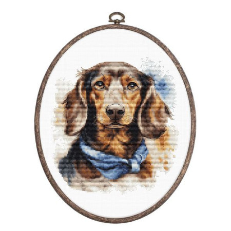 Kit de broderie Teckel