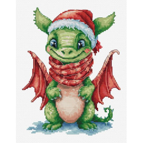 Luca-S Embroidery kit The Happy Dragon