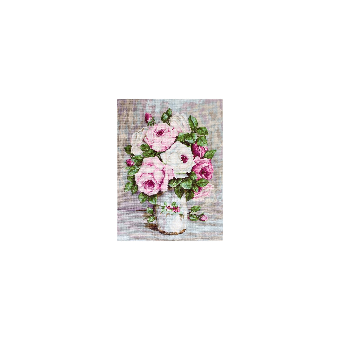 Luca-S Kit de broderie Roses mélangées 2
