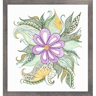Riolis Kit de broderie Belle fleur
