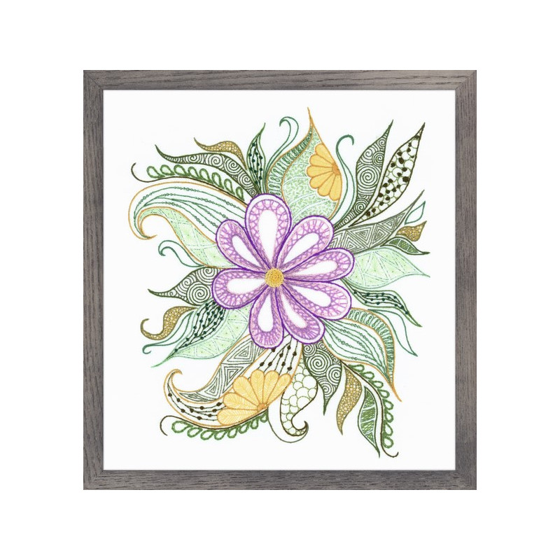 Embroidery kit Lovely Flower Embroidery kit Lovely Flower