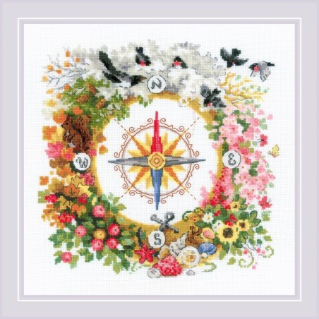 Riolis Kit de broderie Boussole