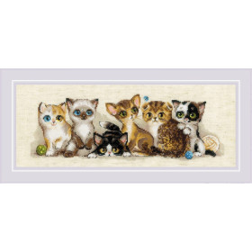 Riolis Embroidery kit Kittens