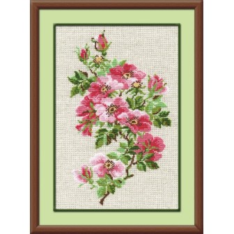 Riolis Embroidery kit May Wild Rose