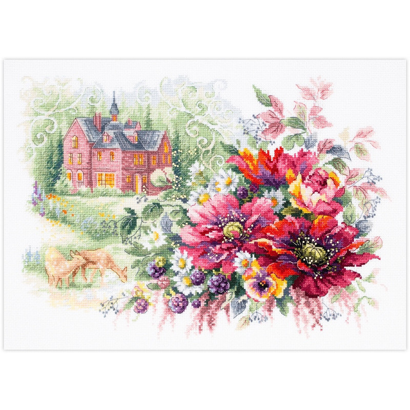 Embroidery kit The Old Manor Embroidery kit The Old Manor