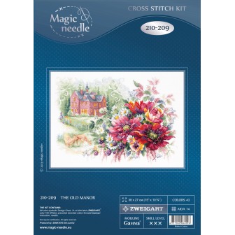 Kit de broderie Le vieux manoir