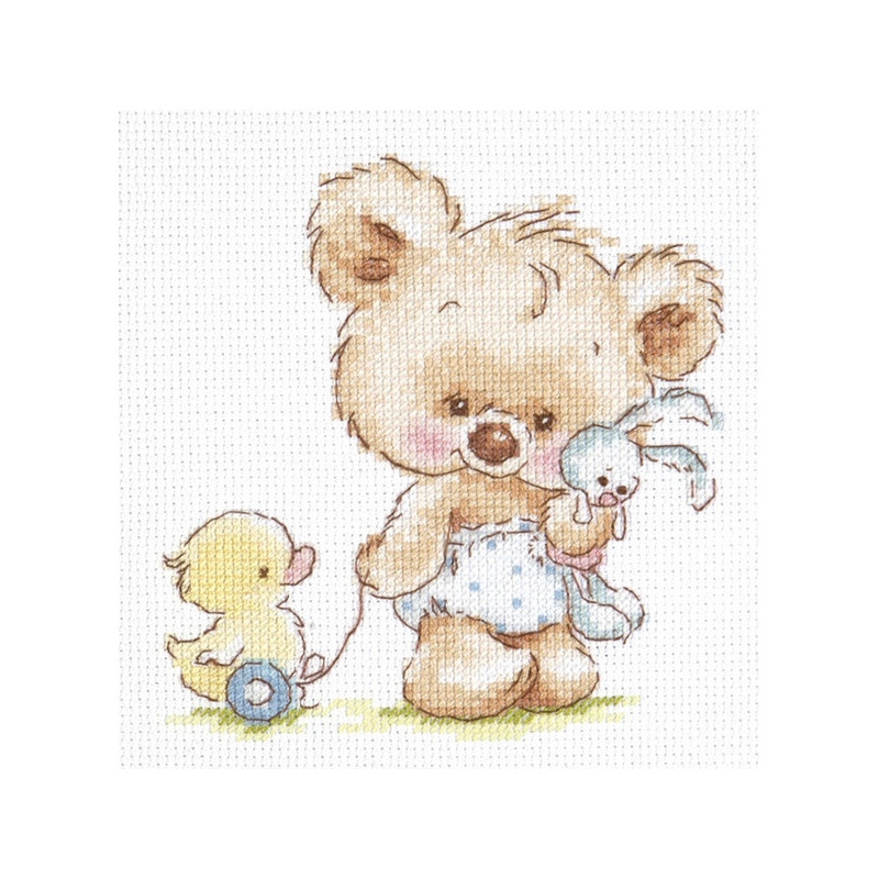 Kit de broderie Mes jouets Kit de broderie Mes jouets