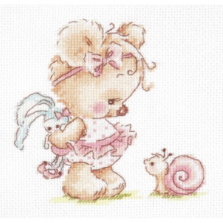 Kit de broderie Je suis ami avec toi !