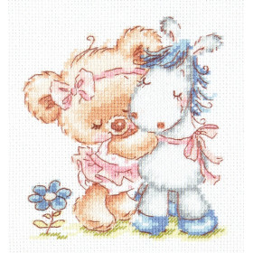 Borduurpakket Ik houd van mijn paard