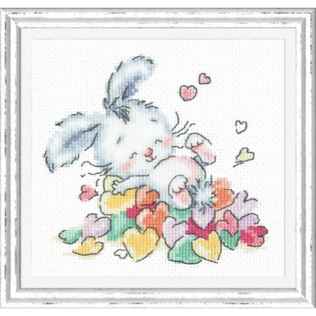 Kit de broderie Baigné d'amour
