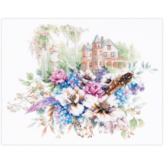 Embroidery kit Victorian House