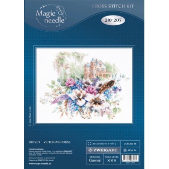 Embroidery kit Victorian House