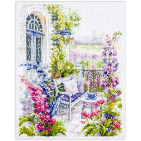 Borduurpakket Gezellig terras