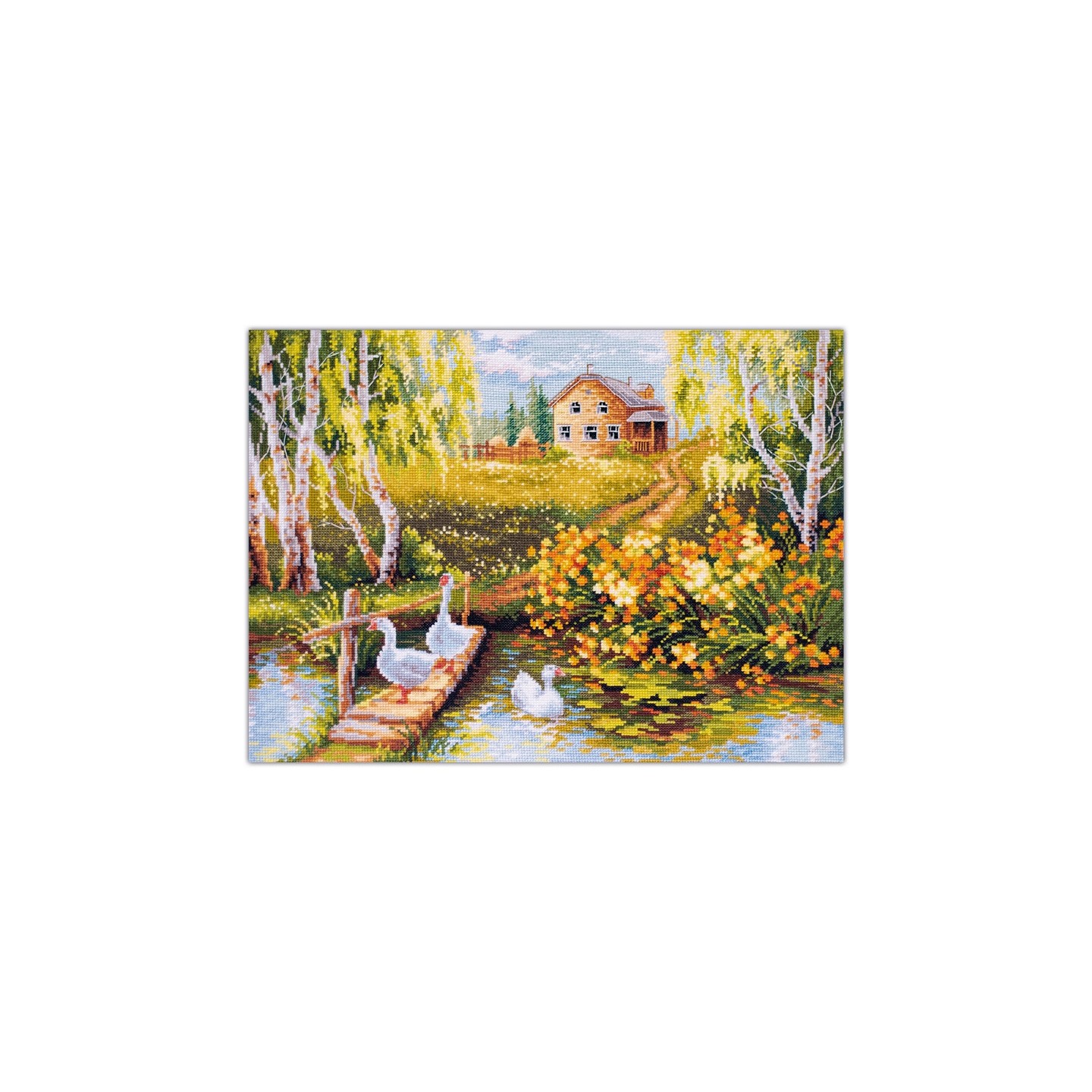 Stickset Dorfteich