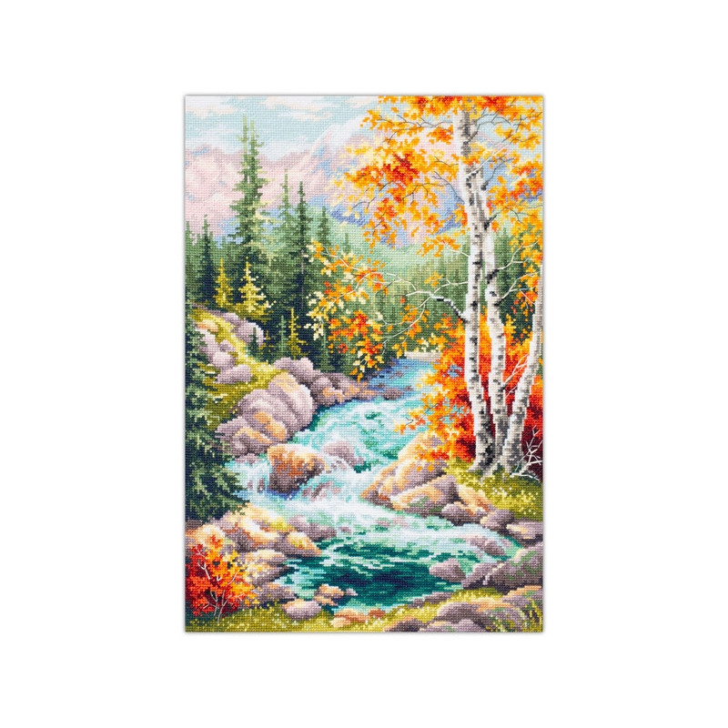 Embroidery kit Mountain Creek Embroidery kit Mountain Creek