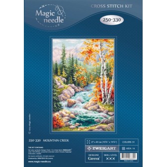 Embroidery kit Mountain Creek