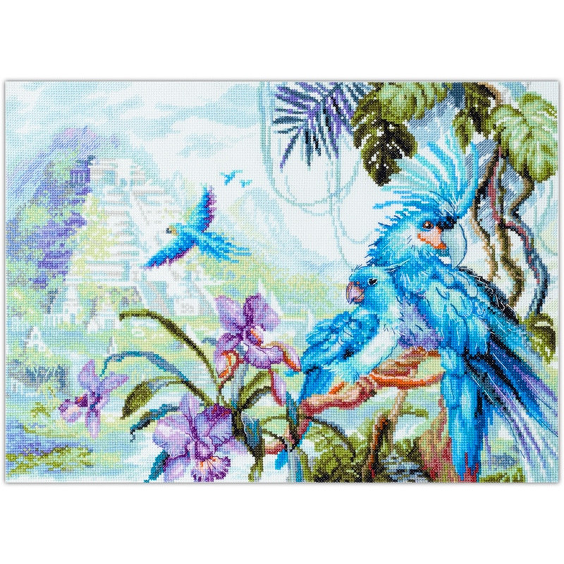 Embroidery kit Lost World