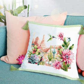 Borduurpakket Bloemen uit het wilde westen Borduurpakket Bloemen uit het wilde westen