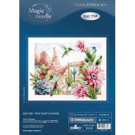 Kit de broderie Fleurs du Far West Kit de broderie Fleurs du Far West