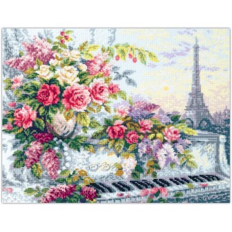 Embroidery kit Melodies of Paris