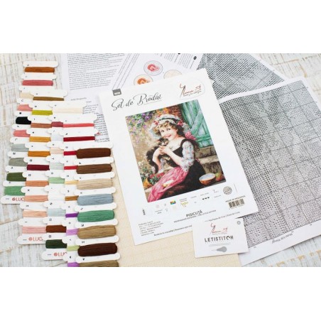 Kit de broderie Le petit chaton