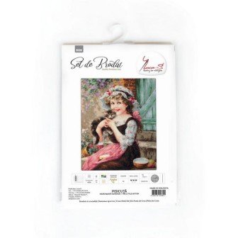 Luca-S Kit de broderie Le petit chaton