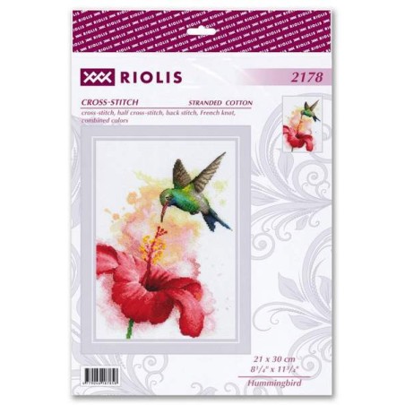 Embroidery kit Hummingbird