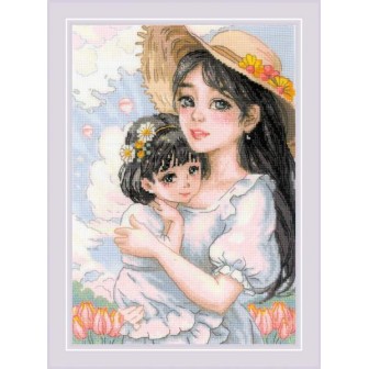 Riolis Kit de broderie Amour tendre