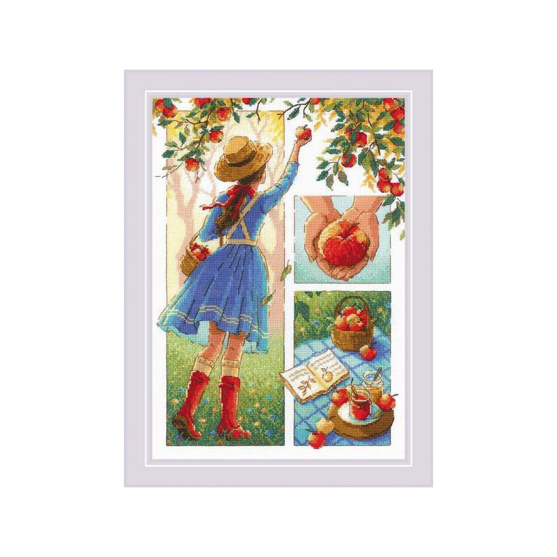 Embroidery kit Apple day Embroidery kit Apple day