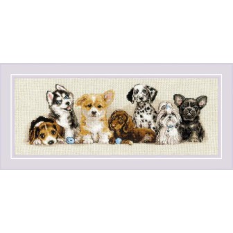 Riolis Borduurpakket Puppy's