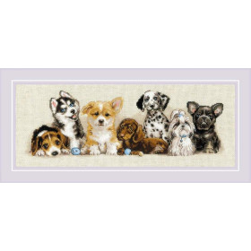 Riolis Borduurpakket Puppy's